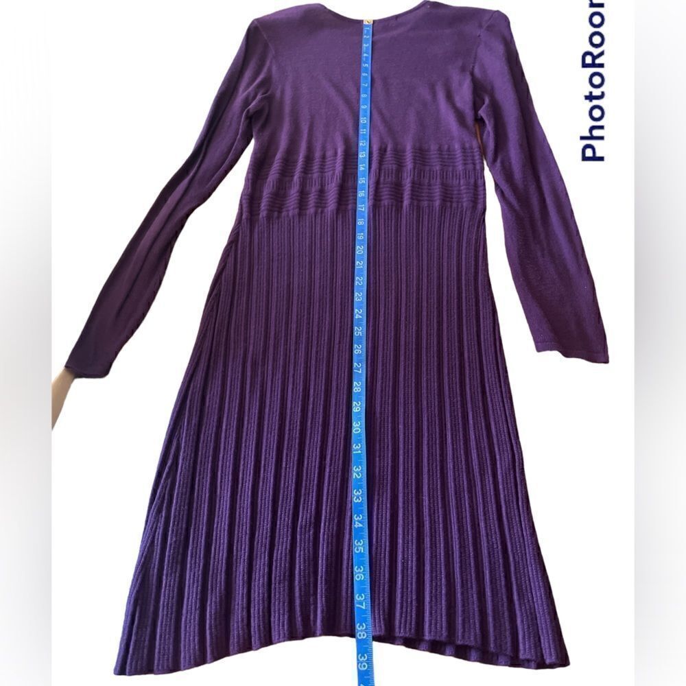 𝅺DAISY Fuentes plum sweater dress - Picture 4 of 5